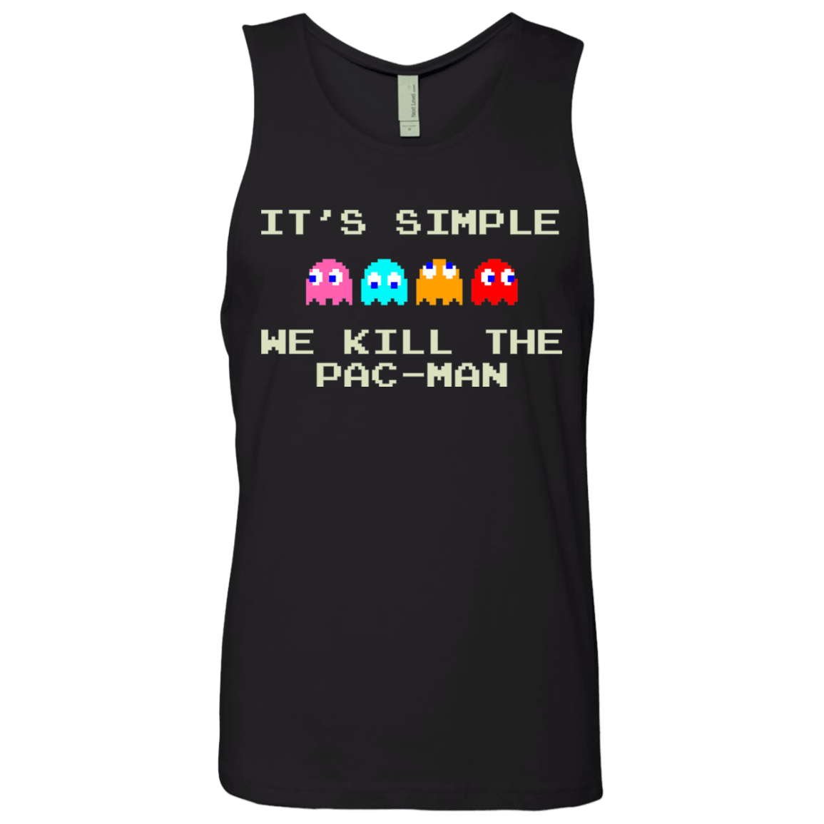 T-Shirts Black / S Pacmanok Men's Premium Tank Top