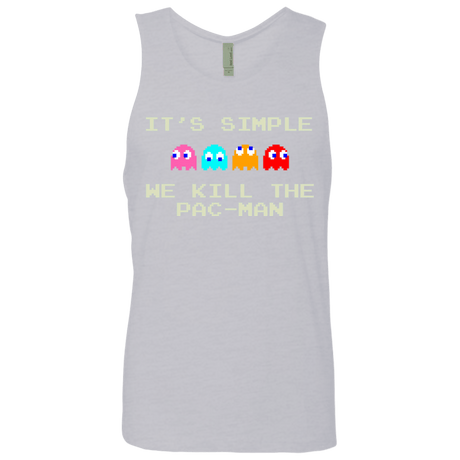 T-Shirts Heather Grey / S Pacmanok Men's Premium Tank Top