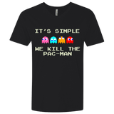 T-Shirts Black / X-Small Pacmanok Men's Premium V-Neck
