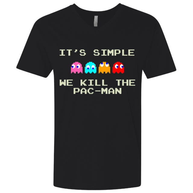 T-Shirts Black / X-Small Pacmanok Men's Premium V-Neck
