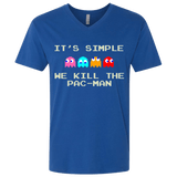 T-Shirts Royal / X-Small Pacmanok Men's Premium V-Neck