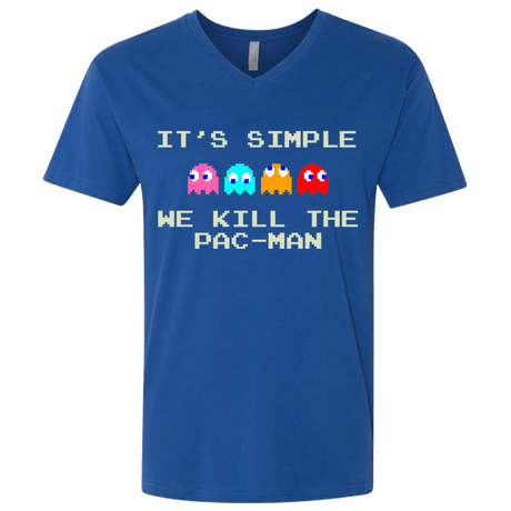 T-Shirts Royal / X-Small Pacmanok Men's Premium V-Neck
