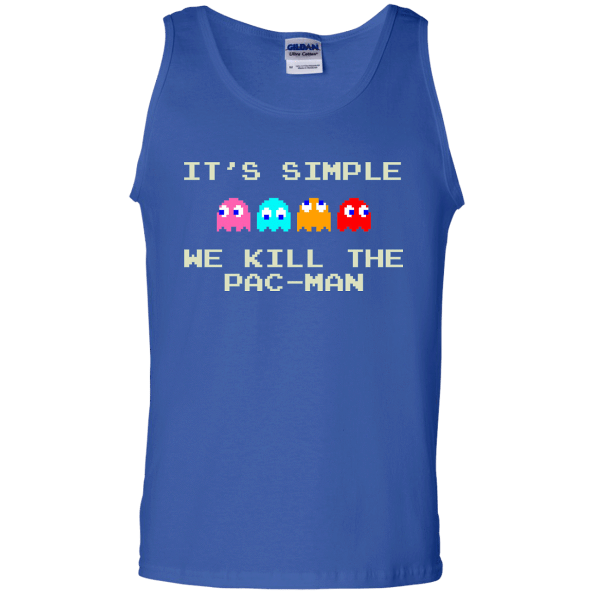 T-Shirts Royal / S Pacmanok Men's Tank Top