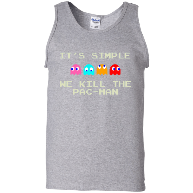 T-Shirts Sport Grey / S Pacmanok Men's Tank Top
