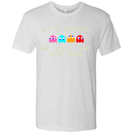 T-Shirts Heather White / S Pacmanok Men's Triblend T-Shirt