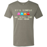 T-Shirts Venetian Grey / S Pacmanok Men's Triblend T-Shirt