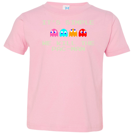 T-Shirts Pink / 2T Pacmanok Toddler Premium T-Shirt