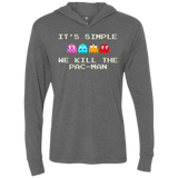 T-Shirts Premium Heather / X-Small Pacmanok Triblend Long Sleeve Hoodie Tee