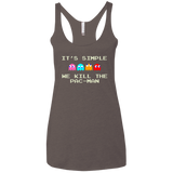 T-Shirts Macchiato / X-Small Pacmanok Women's Triblend Racerback Tank