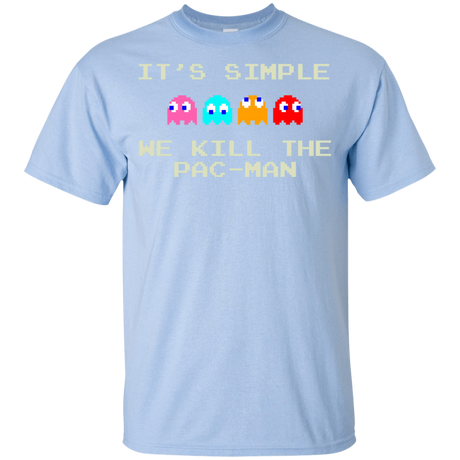 T-Shirts Light Blue / YXS Pacmanok Youth T-Shirt