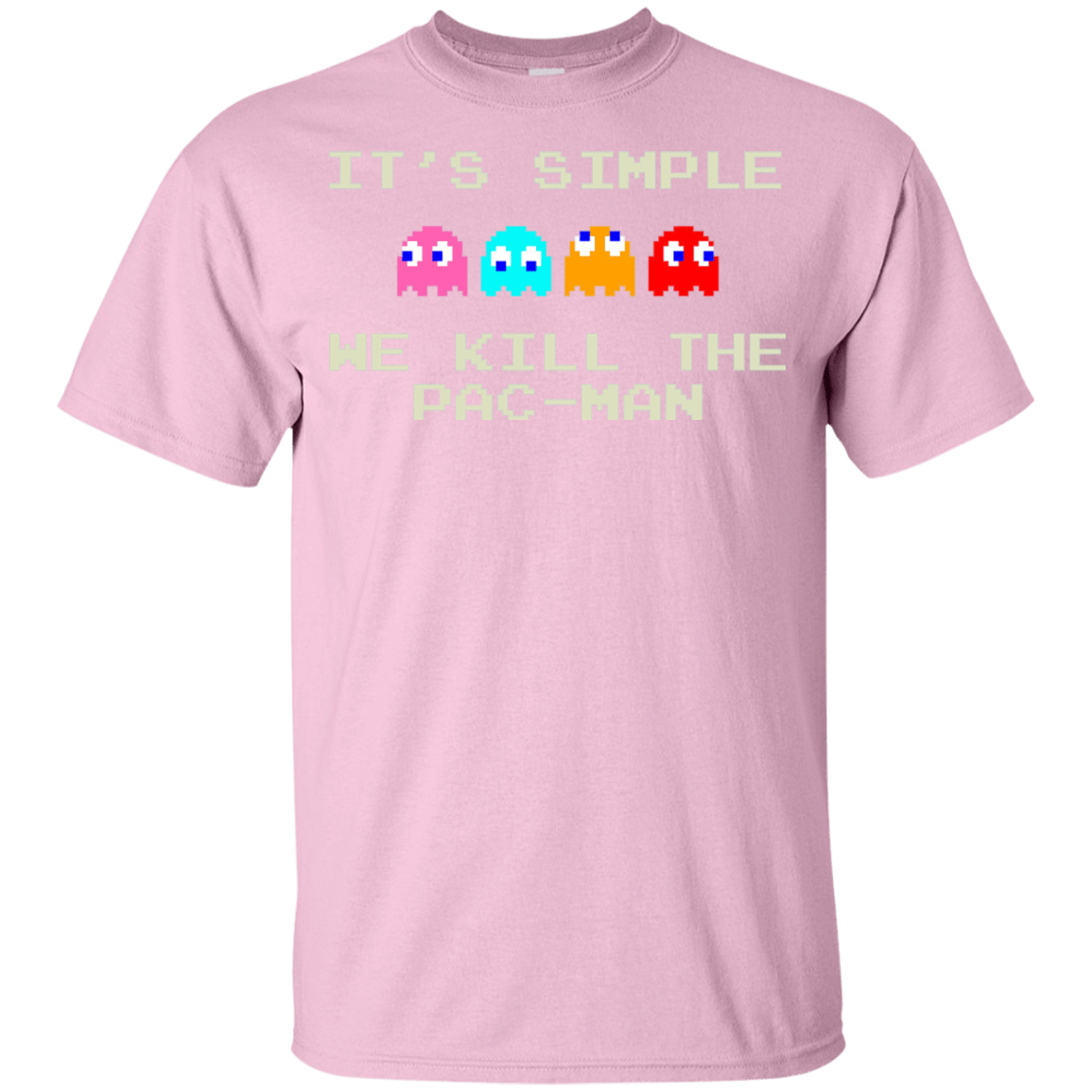 T-Shirts Light Pink / YXS Pacmanok Youth T-Shirt