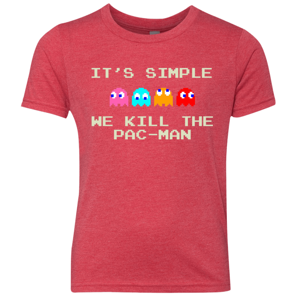T-Shirts Vintage Red / YXS Pacmanok Youth Triblend T-Shirt