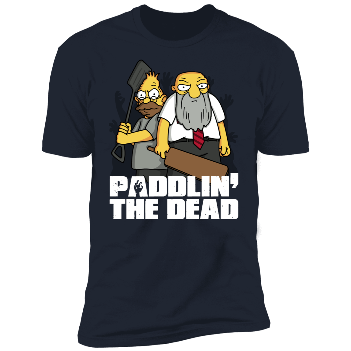 T-Shirts Midnight Navy / S Paddlin The Dead Men's Premium T-Shirt