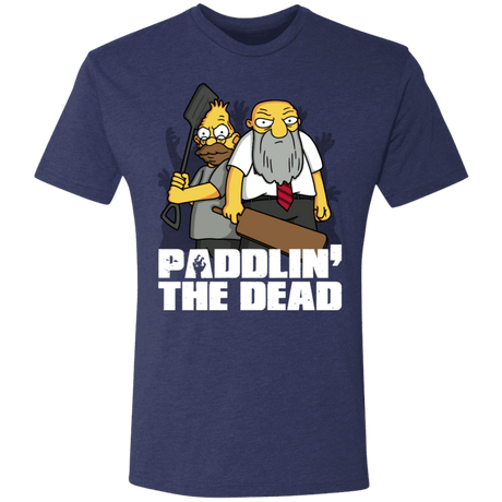 T-Shirts Vintage Navy / S Paddlin The Dead Men's Triblend T-Shirt