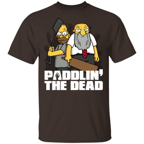 T-Shirts Dark Chocolate / S Paddlin The Dead T-Shirt