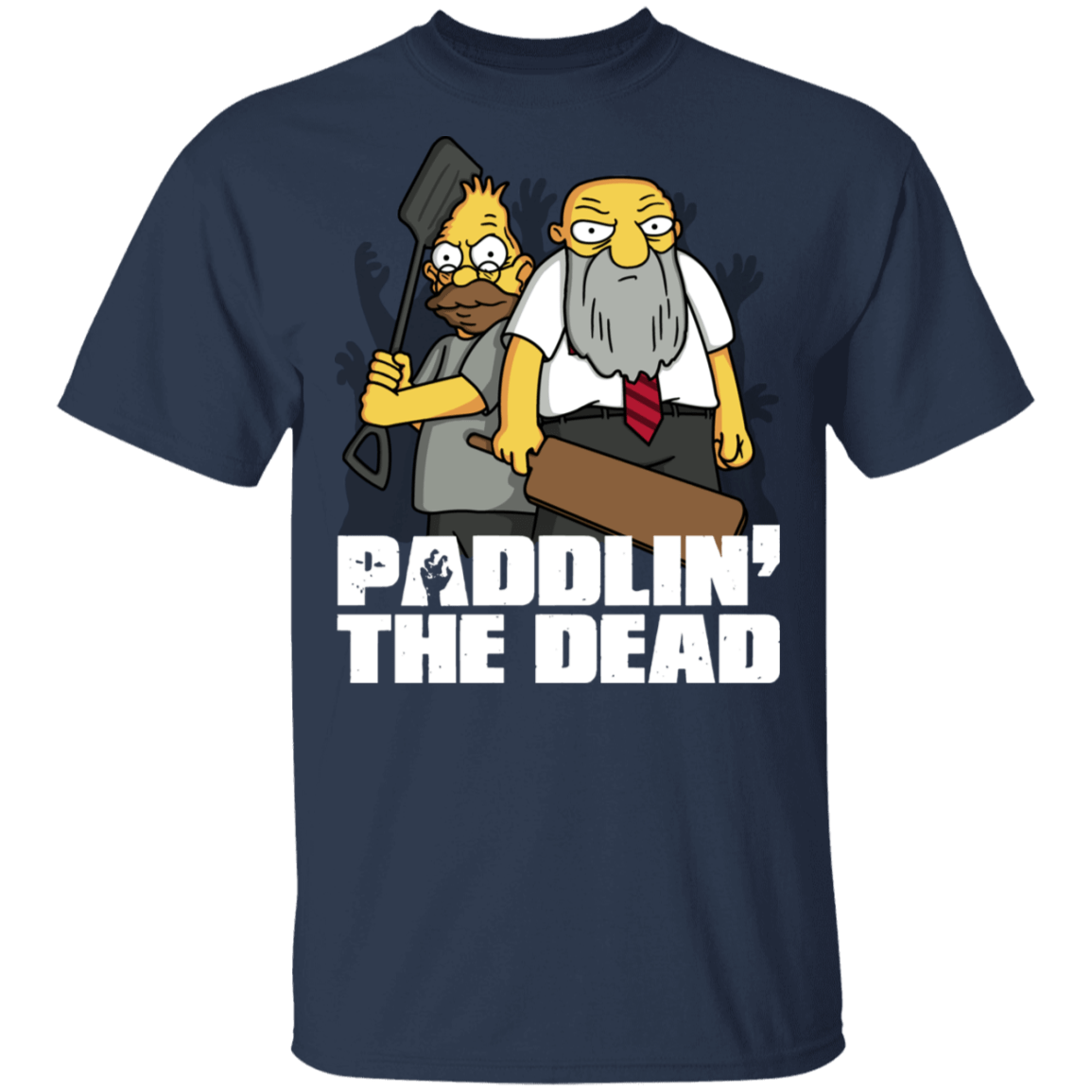 T-Shirts Navy / S Paddlin The Dead T-Shirt