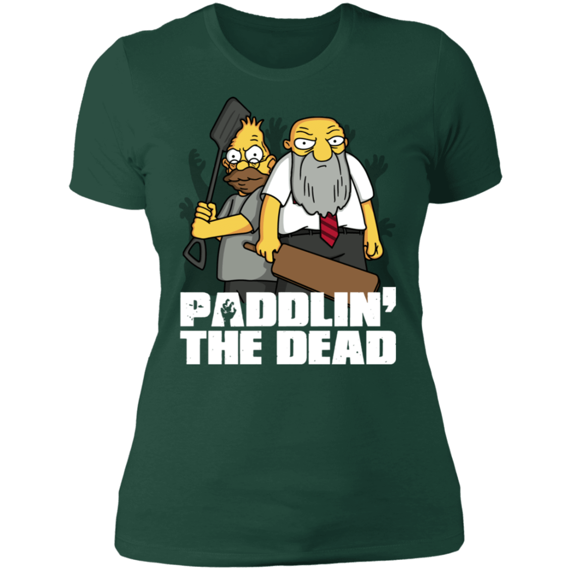 T-Shirts Forest Green / S Paddlin The Dead Women's Premium T-Shirt