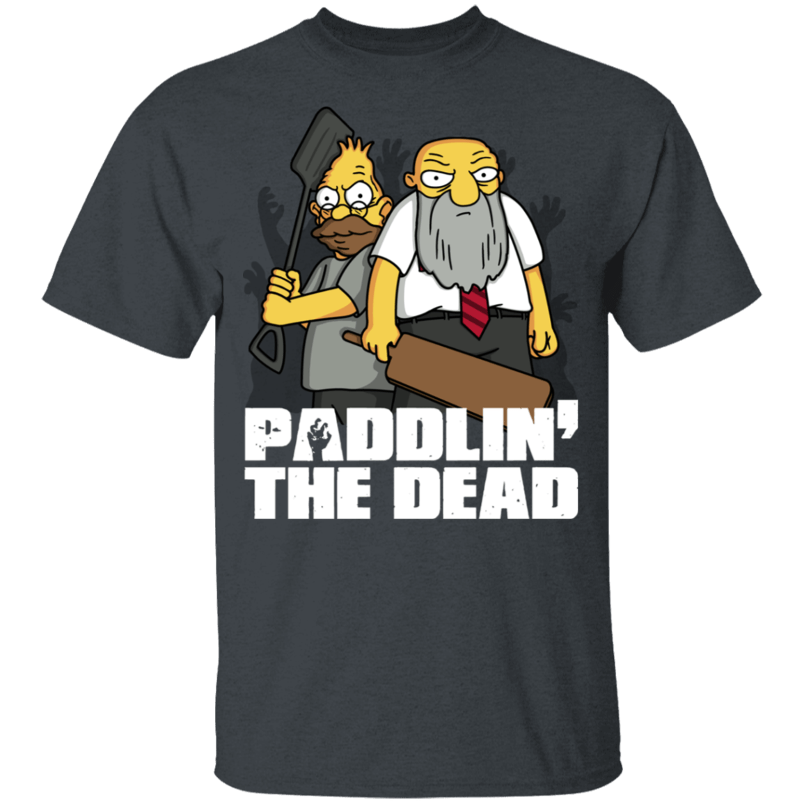T-Shirts Dark Heather / YXS Paddlin The Dead Youth T-Shirt