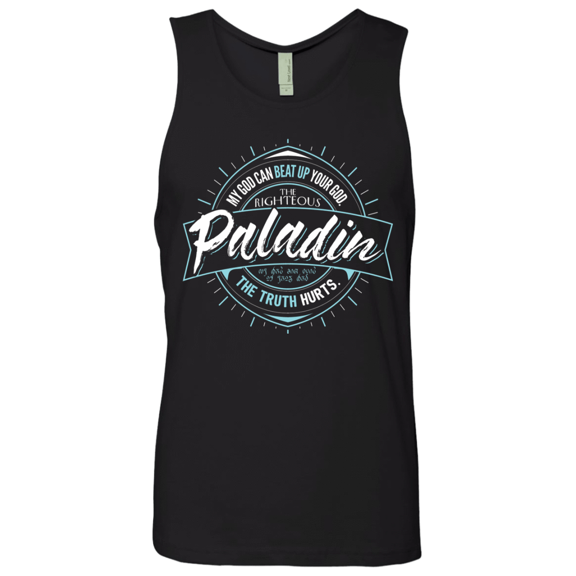 T-Shirts Black / S Paladin Men's Premium Tank Top