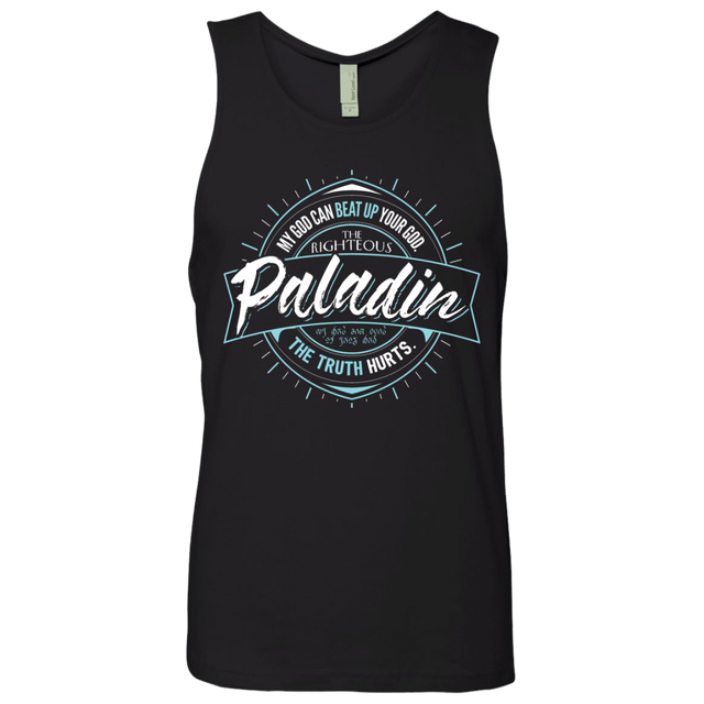 T-Shirts Black / S Paladin Men's Premium Tank Top