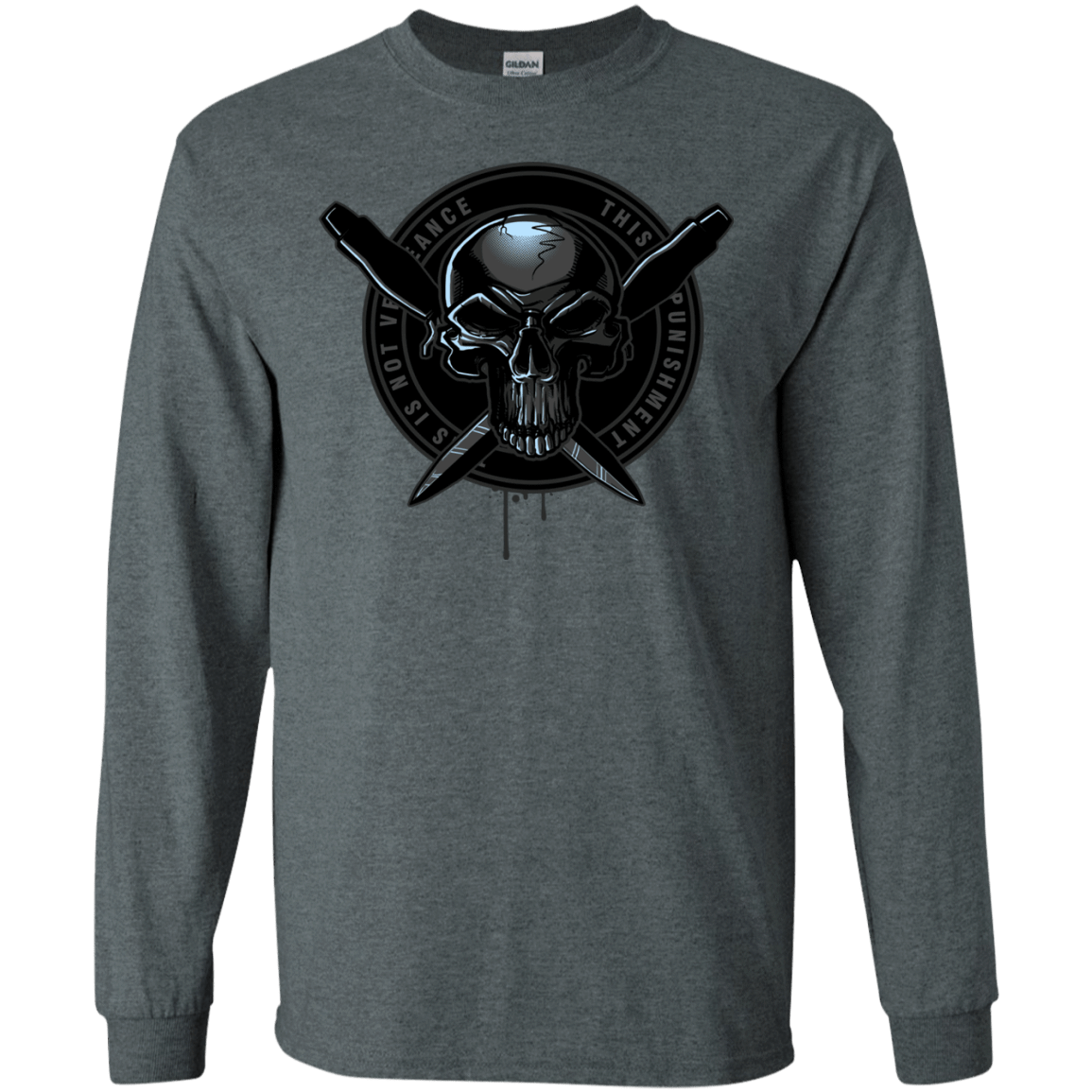 T-Shirts Dark Heather / S Pale Rider Men's Long Sleeve T-Shirt