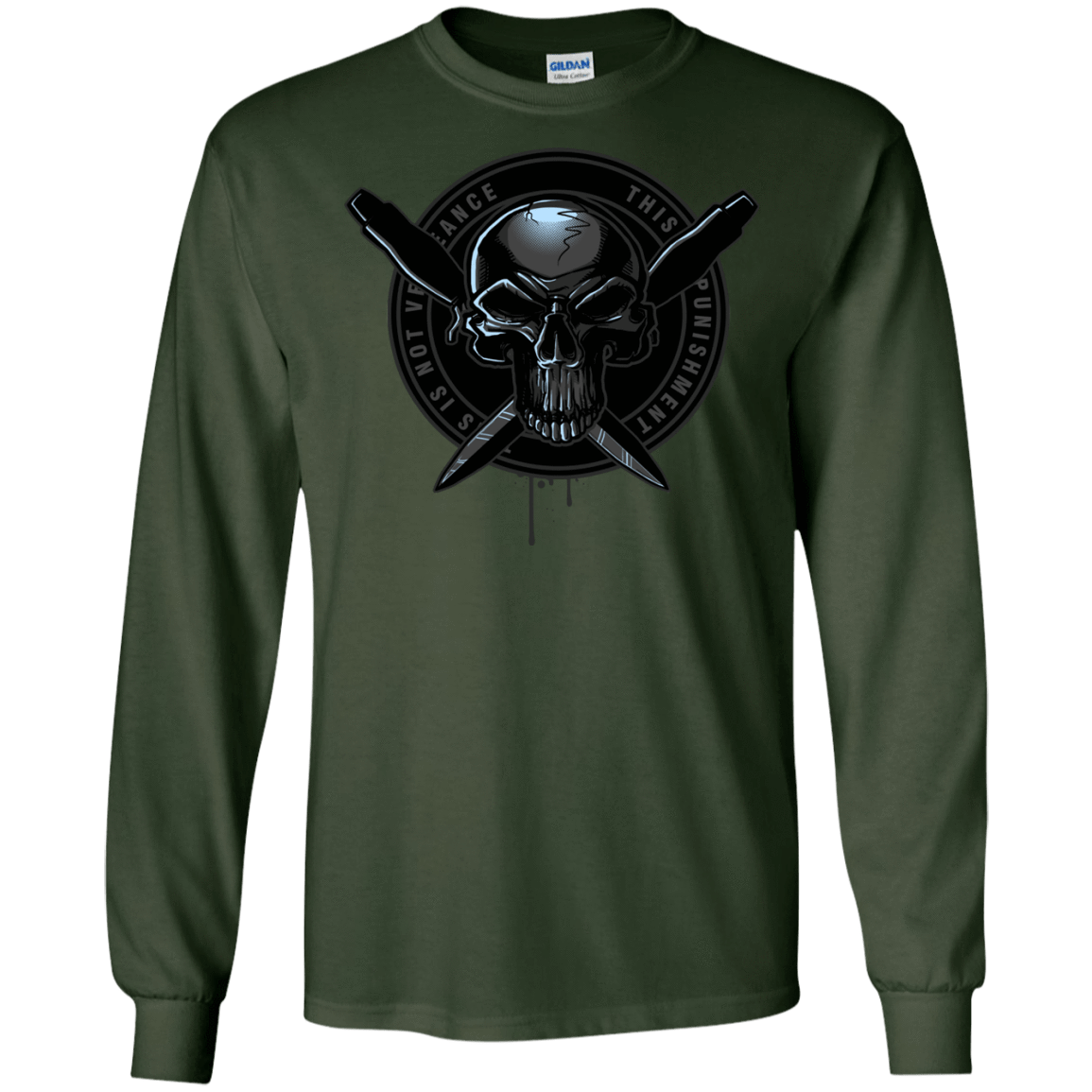 T-Shirts Forest Green / S Pale Rider Men's Long Sleeve T-Shirt