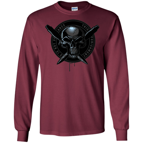 T-Shirts Maroon / S Pale Rider Men's Long Sleeve T-Shirt