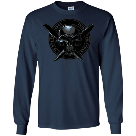 T-Shirts Navy / S Pale Rider Men's Long Sleeve T-Shirt