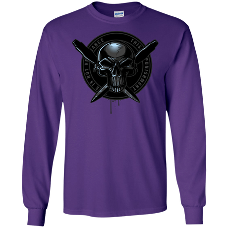 T-Shirts Purple / S Pale Rider Men's Long Sleeve T-Shirt