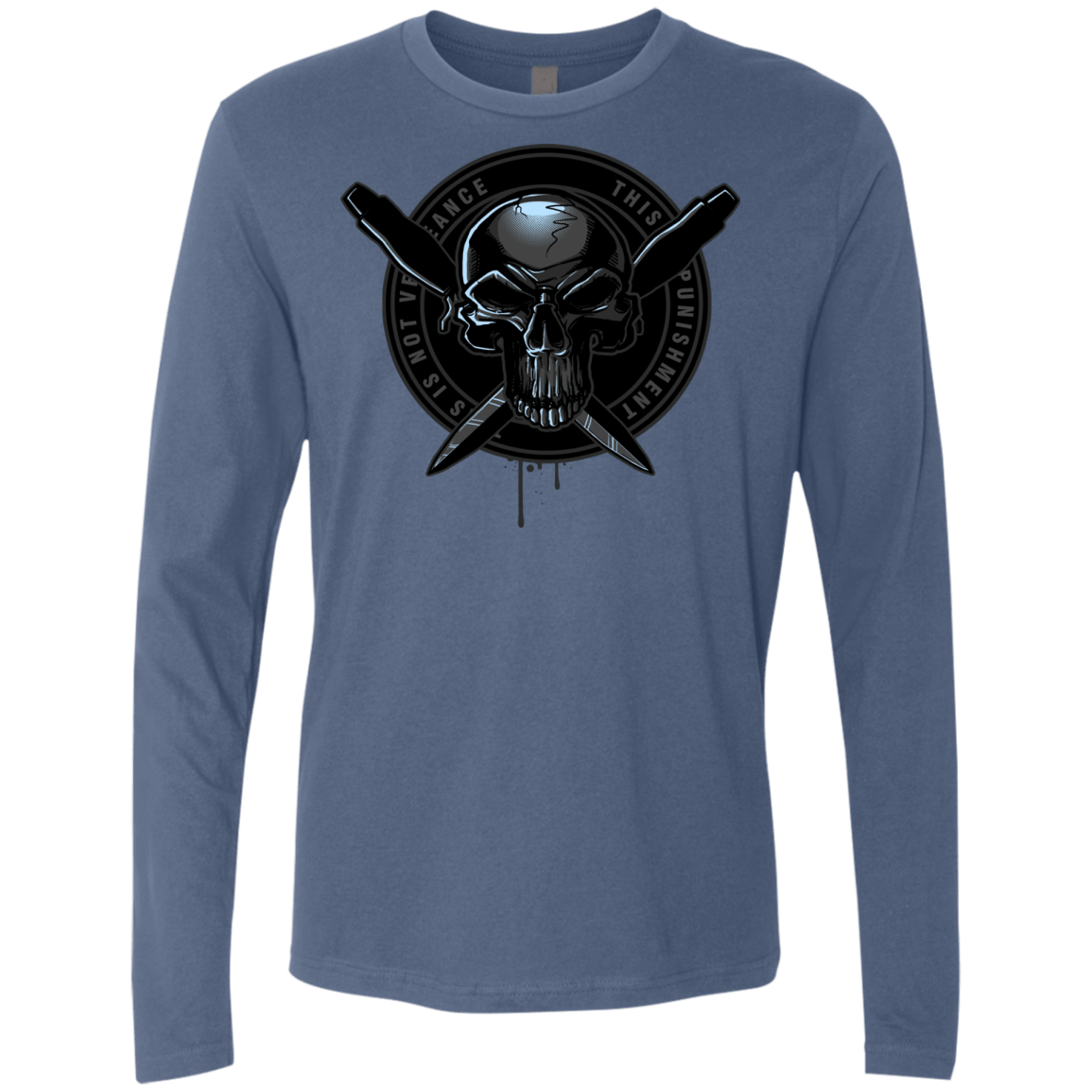 T-Shirts Indigo / S Pale Rider Men's Premium Long Sleeve