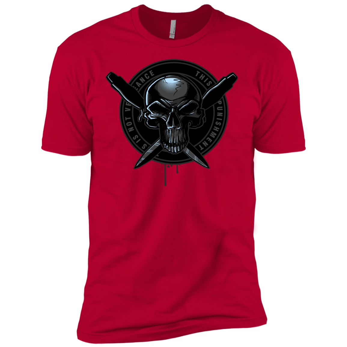 T-Shirts Red / X-Small Pale Rider Men's Premium T-Shirt