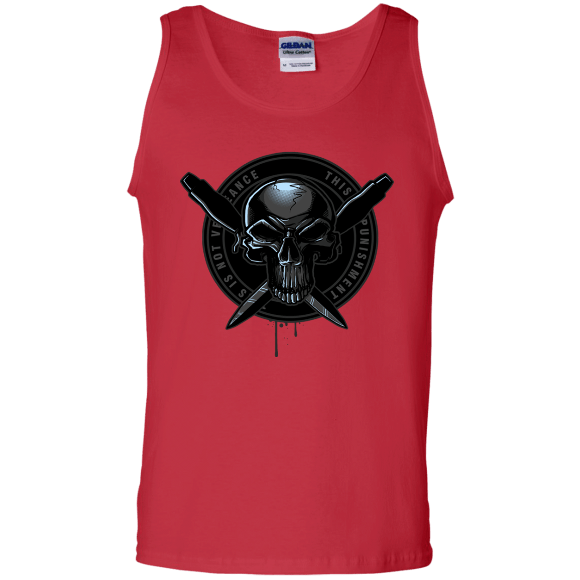 T-Shirts Red / S Pale Rider Men's Tank Top