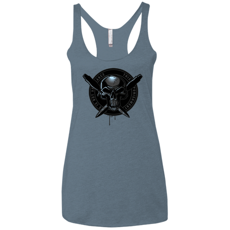 T-Shirts Indigo / X-Small Pale Rider Women's Triblend Racerback Tank