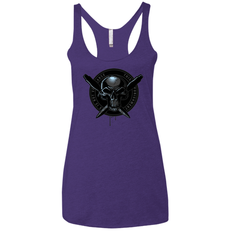 T-Shirts Purple Rush / X-Small Pale Rider Women's Triblend Racerback Tank