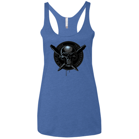 T-Shirts Vintage Royal / X-Small Pale Rider Women's Triblend Racerback Tank