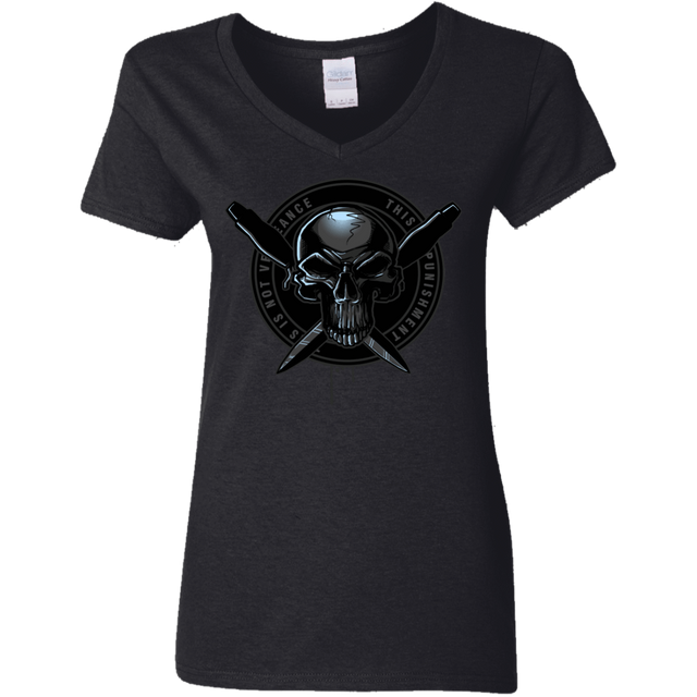 T-Shirts Black / S Pale Rider Women's V-Neck T-Shirt