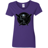 T-Shirts Purple / S Pale Rider Women's V-Neck T-Shirt