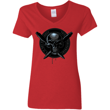 T-Shirts Red / S Pale Rider Women's V-Neck T-Shirt