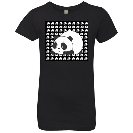 T-Shirts Black / YXS Panda Girls Premium T-Shirt