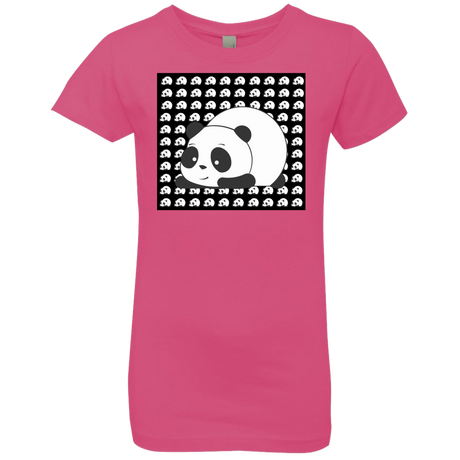 T-Shirts Hot Pink / YXS Panda Girls Premium T-Shirt