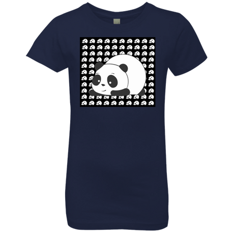 T-Shirts Midnight Navy / YXS Panda Girls Premium T-Shirt