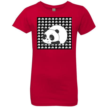 T-Shirts Red / YXS Panda Girls Premium T-Shirt