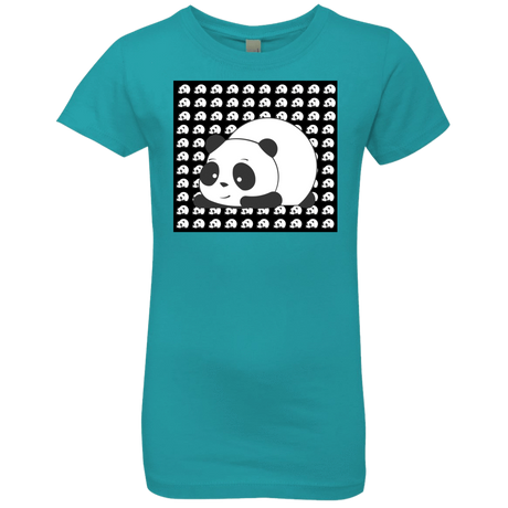 T-Shirts Tahiti Blue / YXS Panda Girls Premium T-Shirt