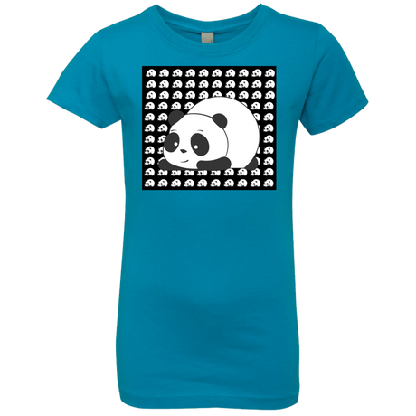T-Shirts Turquoise / YXS Panda Girls Premium T-Shirt