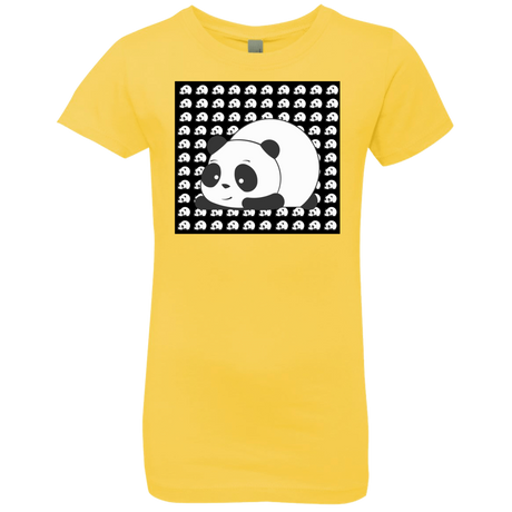 T-Shirts Vibrant Yellow / YXS Panda Girls Premium T-Shirt