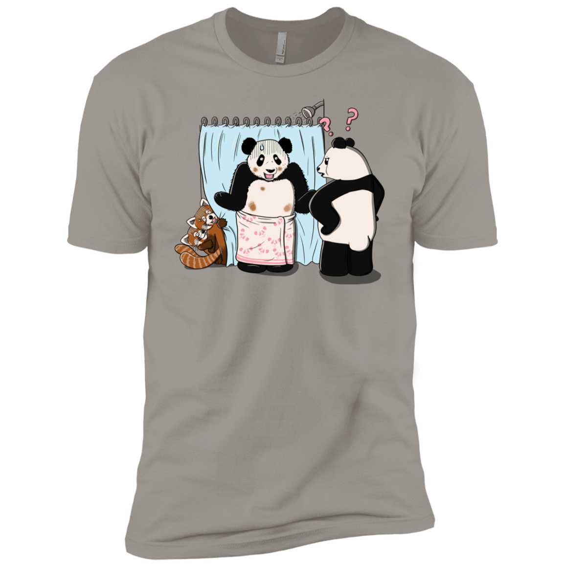 T-Shirts Light Grey / YXS Panda Infidelity Boys Premium T-Shirt