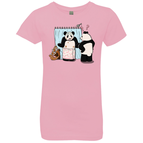 T-Shirts Light Pink / YXS Panda Infidelity Girls Premium T-Shirt