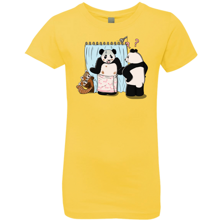 T-Shirts Vibrant Yellow / YXS Panda Infidelity Girls Premium T-Shirt