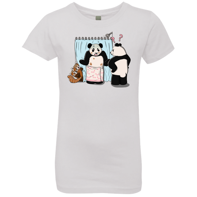 T-Shirts White / YXS Panda Infidelity Girls Premium T-Shirt