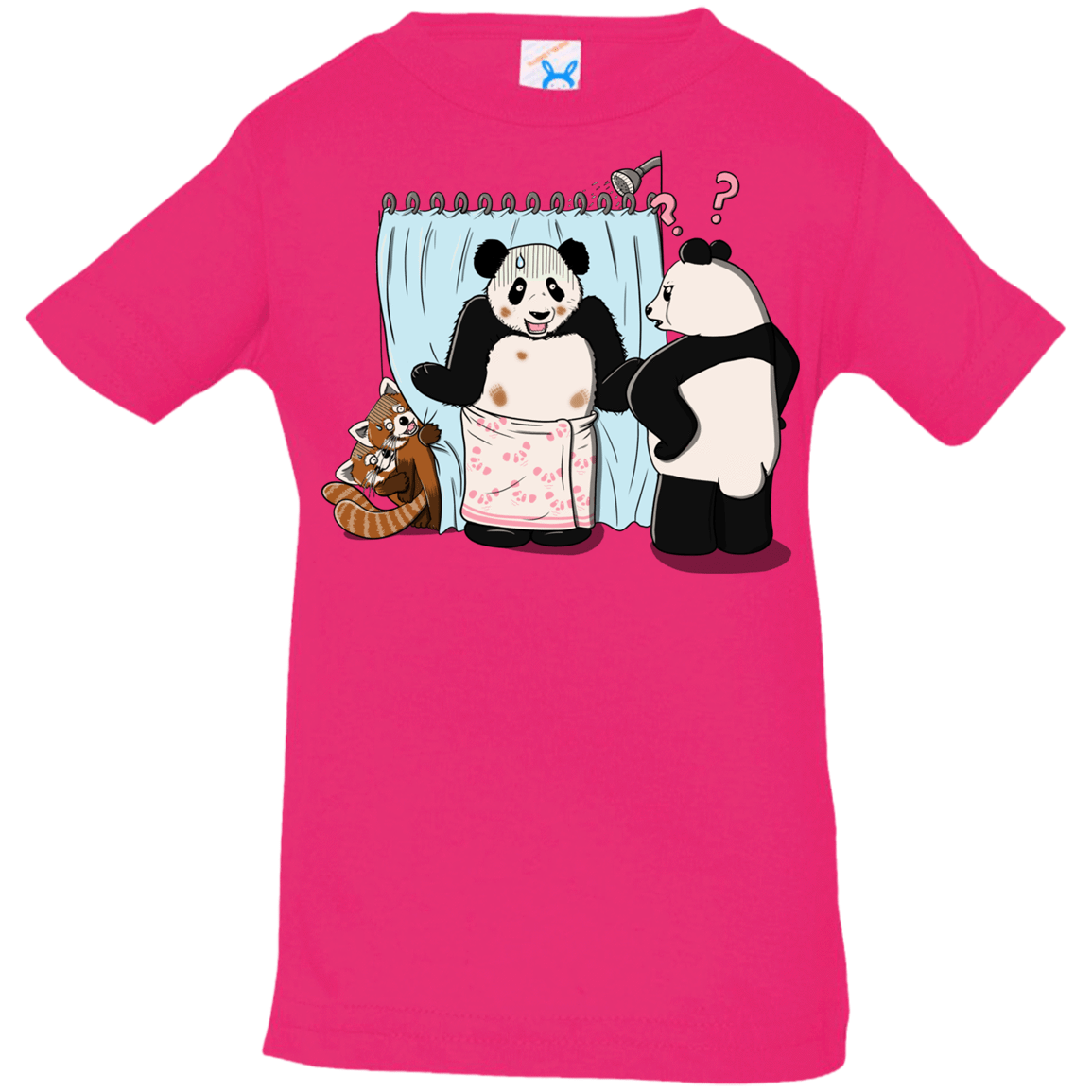 T-Shirts Hot Pink / 6 Months Panda Infidelity Infant Premium T-Shirt